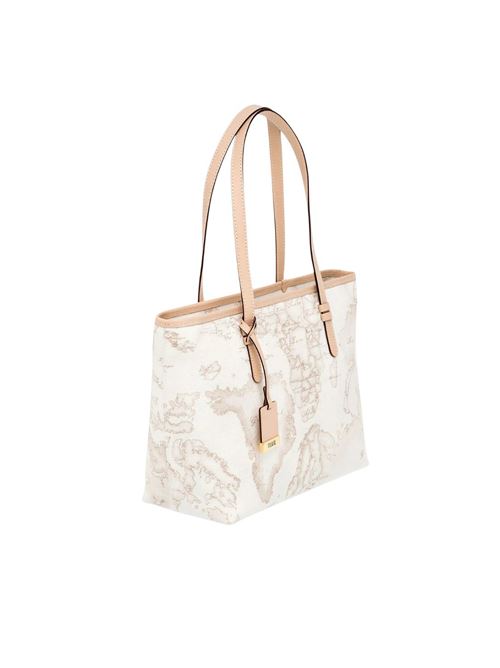 Geo White shopping bag borsa a spalla ALVIERO MARTINI | D00661880900